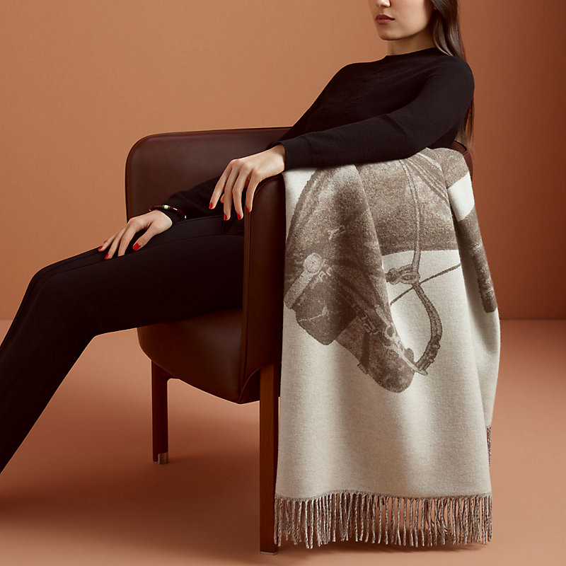 Cheval d'Attelage blanket | Hermès USA
